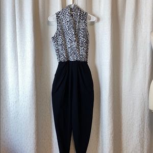 Vintage 80s Leopard print Jumpsuit by B.A.D.